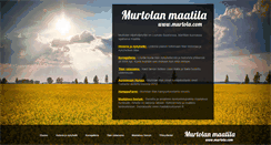 Desktop Screenshot of murtola.com
